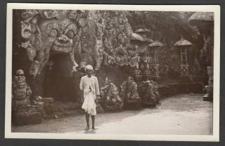 Postcard Bali Indonesia Early View Of Temple Carvings Rp