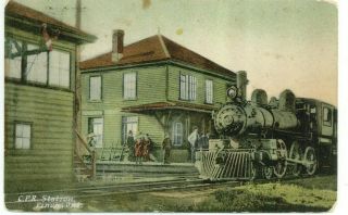 Finch Ontario - C.  P.  R.  Railway Station Depot - 1907