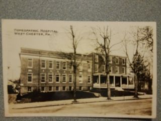 Rppc Homeopathic Hospital West Chester,  Pa.  Chester County