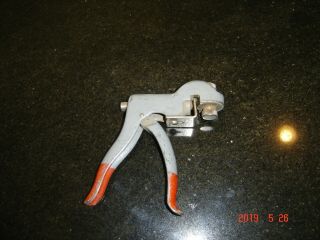 Saw Set,  Vintage Miller - Falls Pistol Grip Hand Saw Tooth Setter,  No.  214,  Usa