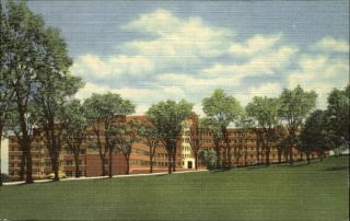 State Hospital Binghamton York Ny Main Building 1940s
