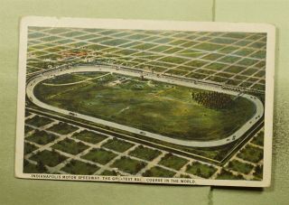 Dr Who Indianapolis In 500 Mile Speedway Car Race Postcard E25798