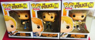 Pop " Rocks ",  From " The Police ",  Set Of All 3,  Sting,  Andy,  & Stewart