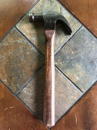 Vintage Plumb U.  S.  Claw Hammer With Wood Handle Military Ww Ii Era Rare