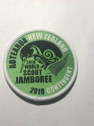 Zealand Contingent 24th 2019 World Scout Jamboree Offical Wsj Badge Patch