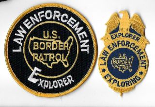 U.  S.  Border Patrol Explorer With Matching Eagle Top Patch