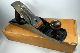 Old Vintage Stanley No 5 1/2 Smoothing Plane Boxed