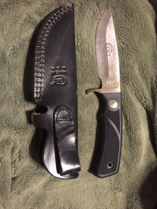 Colt Ct5 Fixed Blade Knife And Case