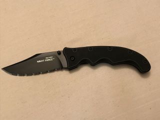 Cold Steel Night Force Folding Knife Serrated Blade
