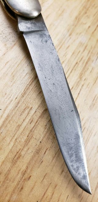 Vintage Remington UMC Knife/ R1613 Jigged Bone Texas Toothpick Pocket Knife USA 4