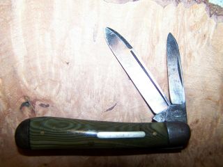 Rare Pre 1922 C.  F.  Wolfertz 2 - Blade Folding Pocket Knife Allentown Pennsylvania