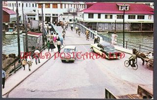 British Honduras,  Belize,  Swing Bridge In The City,  1967