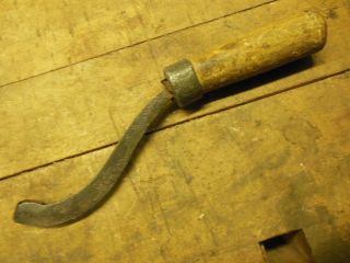 Vintage Race Knife Old Timber Scribe Tool L W Blanden Cast Steel Framer Marking