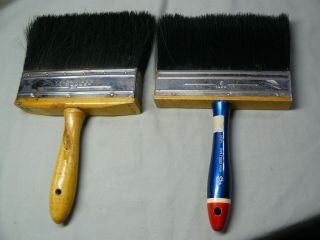 Vintage House Paint Brushes 6 "