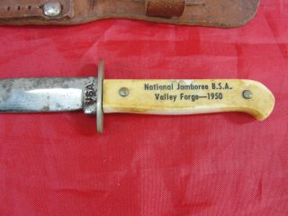 RARE VINTAGE BSA BOY SCOUTS OF AMERICA 1950 VALLEY FORGE MINIATURE KNIFE 2