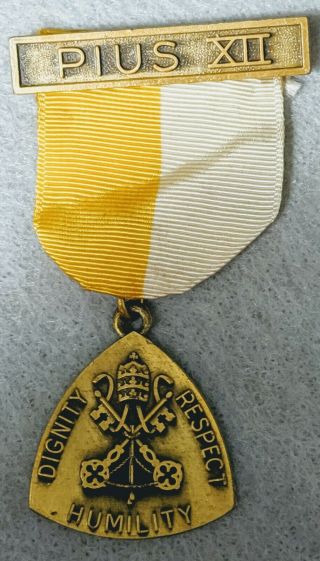 Boy Scout Religious Award Medal - Pius Xii (eastern Catholic)