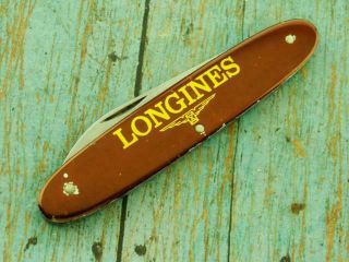 Vintage Victorinox 1980 Olympic Games Longines Watch Alox Pocket Knife Knives