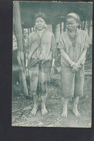 Burma - Tribes Of Burma Brec Karen Women No 50 - 1915 American Baptist Mission