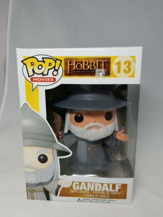 Funko Pop Movies The Hobbit: An Unexpected Journey Gandalf W/ Hat 13 Vaulted