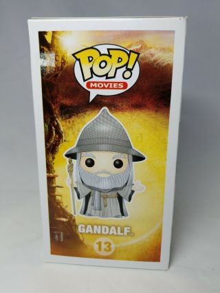 Funko Pop Movies The Hobbit: An Unexpected Journey Gandalf w/ Hat 13 Vaulted 5