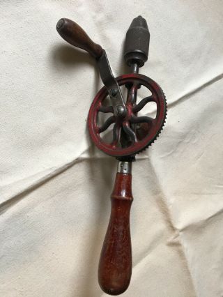 Antique Vintage Miller Falls No.  7 Hand Drill/egg Beater