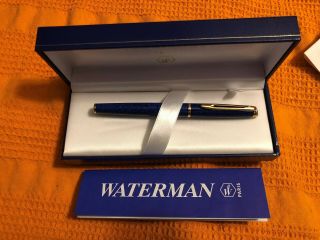 Waterman Hémisphère Deluxe Cracked Finish Rollerball Pen With Box