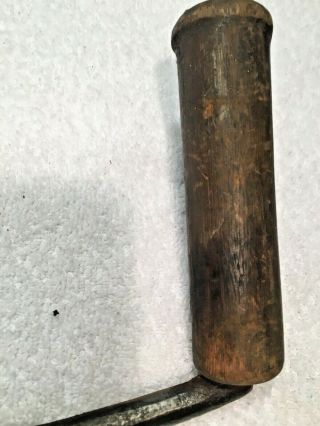 Antique COOPERS DRAW KNIFE by L.  & I.  J WHITE Curved HOLLOWING SCORP Barrel Makers 3
