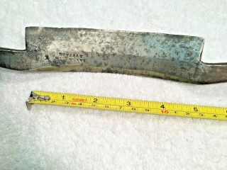 Antique COOPERS DRAW KNIFE by L.  & I.  J WHITE Curved HOLLOWING SCORP Barrel Makers 7