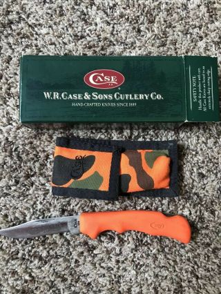 Case Xx 1995 3.  5 Blackhorn 2104l Lockblade Knife Made In Usa Collector Owned