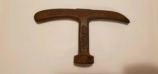 Rare Ford Wabash Water Meter T - Handle Wrench - Wabash,  Indiana