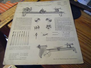 1937 Double - A Power Tools Products Brochure Lathes Jig Saw Grinder Anvil Press