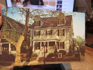 Vintage Old Massachusetts Postcard Brookline President John F Kennedy Birth Home