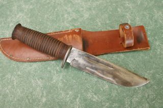 Vintage Case Xx 337 - 6 " Q Quartermaster Fixed Blade Knife Missing Pommel