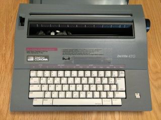 Smith Corona Deville 470 5a Electronic Typewriter