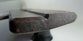 Antique Tool 18th C? Wooden Molding V Groove Plane Flat Chamfers Round Wedge 4