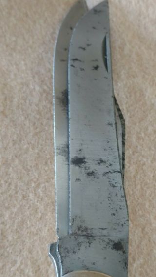 Vintage USA Schrade - Walden Knife 225H Folding Hunting Knife - Pre 1973 6