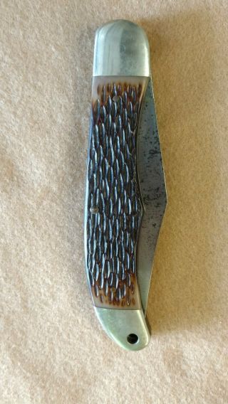Vintage USA Schrade - Walden Knife 225H Folding Hunting Knife - Pre 1973 8
