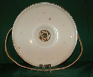 Vintage Jackson Barn Yard Light Porcelain Enamel