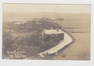 Real Photo Card View From Great Crosby Liverpool Around 1910