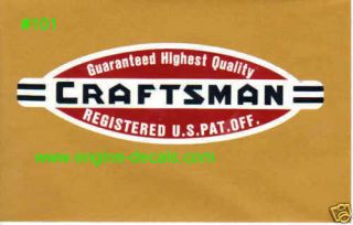 Craftsman Tool Box Large 16 " Vintage Style 40 