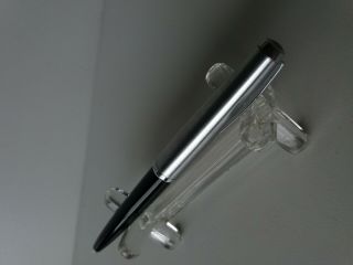 Vintage Scrikss Black And Silver Ballpoint Pen