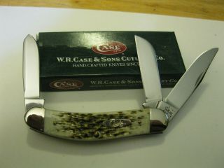 Case Xx Usa Tony Bose Sowbelly Knife Tb6339 Ss Amber Jigged Bone H.  Made In Usa