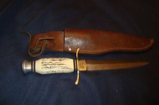 Vintage Carl Schlieper Dagger And Sheath Solingen Germany