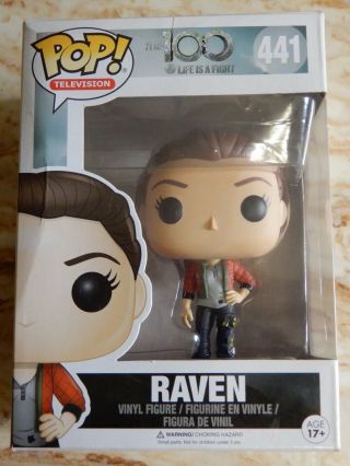Funko Pop Raven 441,  The 100 Life Is A Fight,  Rare Vaulted