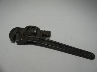 Antique Cochran 10 " Steel Pipe Wrench Pat 1910 Model Made In Usa