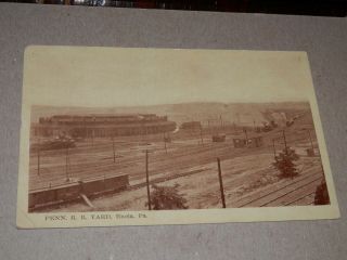 Enola Pa - 1918 Postcard - Pennsylvania Railroad Yard - P.  R.  R.