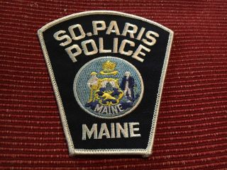 South Paris Maine Police Patch