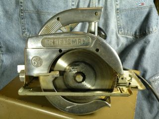 Vintage Craftsman 6 1/2 " Aluminum Circular Saw,  Power Bronze Box,