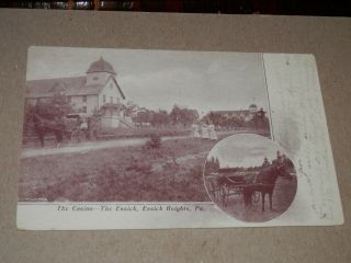 Essick Heights Pa - 190? Postcard - The Casino - The Essick - Lycoming County