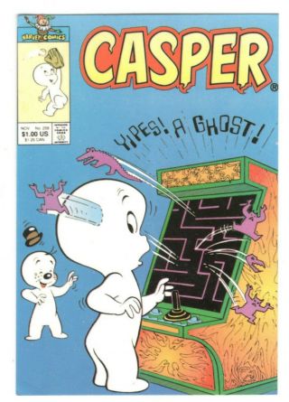 Casper The Friendly Ghost Arcade Video Game Vintage 4 X 6 Postcard A4